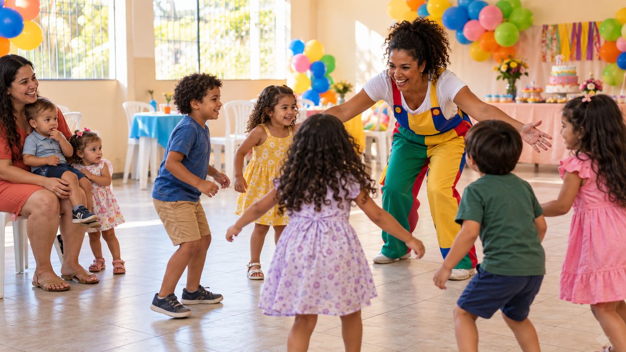 Recreação para festa infantil por idade: como escolher